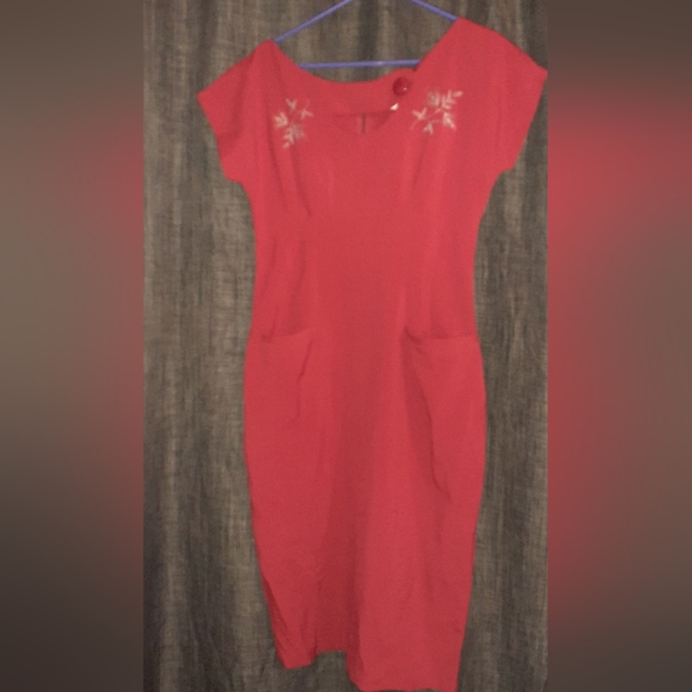 Bettie Page red dress xl